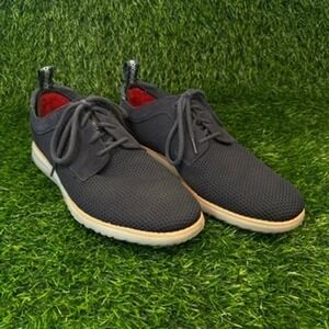 UGG Hyperweave Derby Navy Blue Knit Suede Lace Up Shoes 1106993 Mens 11